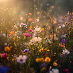 field of flowers