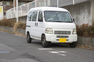 Fototapeta premium 道路の左側端 駐停車