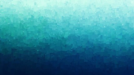 Deep Sea Green-Blue Pixel Gradient Background