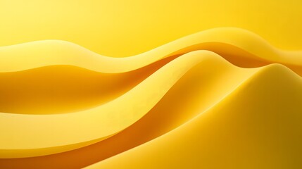 Yellow background with abstract shapes