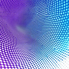 Abstract Dotted Spiral, Purple Blue Gradient, Digital Art, Abstract Background, Dots, Spiral, Gradient