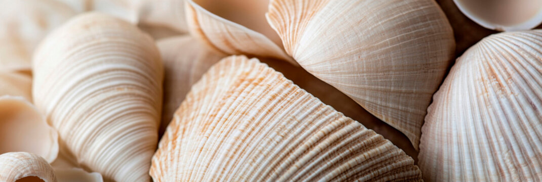Muscheln in sanften T&ouml;nen