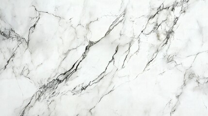 Fototapeta premium White marble texture with natural gray veins and smooth surface, Ai Generation