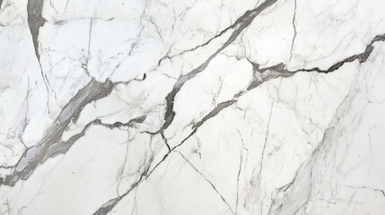 White marble texture with natural gray veins and smooth surface, Ai Generation