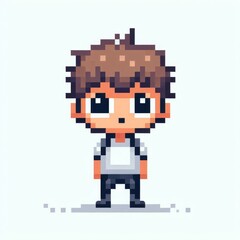 Obraz premium Pixel character 