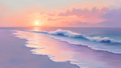 Fototapeta premium Sunrise over the sea