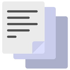 document flat icon