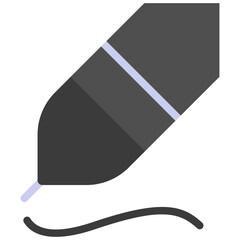 pen flat icon