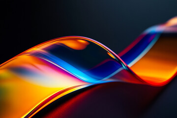 Abstract glass style background