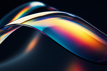 Abstract glass style background