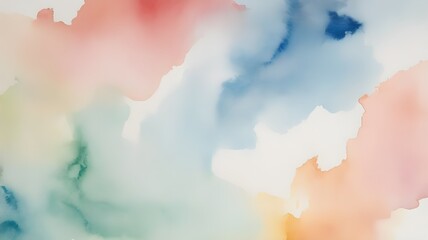 A light background with a watercolor blur.