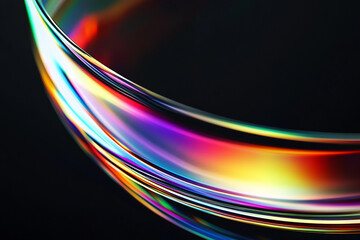 3D abstract glass style background