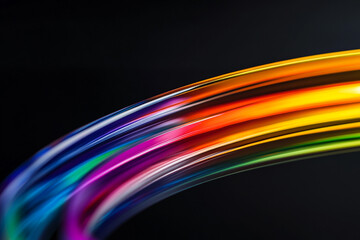 3D abstract glass style background