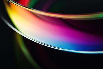 3D abstract glass style background