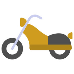motorcycle flat icon