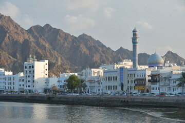 Vue de Matrah, Mascate, Oman