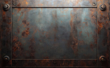 rusty metal door