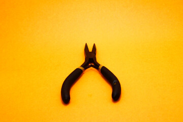 isolated sharpened pliers workshop tools