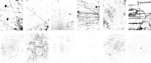 Grunge Backgrounds set. Big collection of vector overlay, distress, textures .Simply Place illustration over any Object to Create grungy ,splattered , dirty effect .Various texture for your design. 