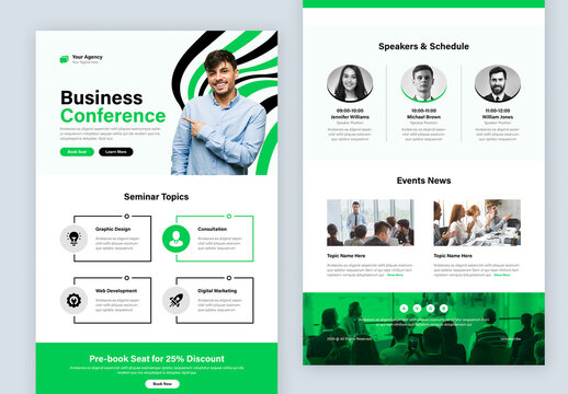 Business Conference Email Newsletter Template
