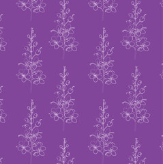 seamless pattern with snowflakes