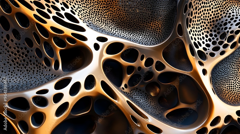 Poster captivating abstract organic fluid dynamics and mesmerizing digital art patterns