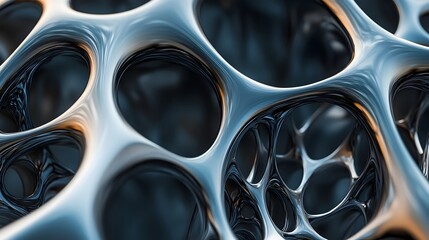 Mesmerizing Swirling Liquid Abstract Digital Art Design for Background or Wallpaper