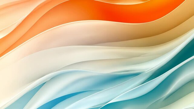 Abstract wavy pattern with warm tones and