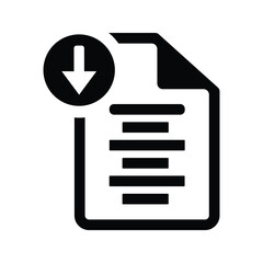 Document download icon