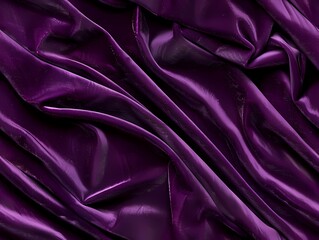 Obraz premium Purple Fabric Texture with Dramatic Drapes