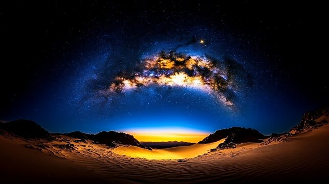 Stargaze in the Atacama Desert, Chile, one of the clearest skies on Earth, offering an unmatched view of the Milky Way. 