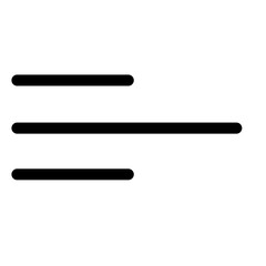 Flat and minimal list icon symbol - Basic user interface list symbol