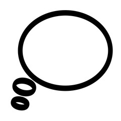 Conversation speech bubble icon symbol