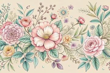 seamless floral pattern