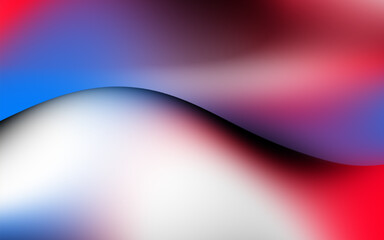 Vibrant red and blue abstract background with flowing gradient and smooth transitions. Ideal for modern designs, websites, and digital art.