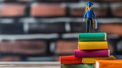 Educational Success and Career Achievement Concept Scene learning, growth, and professional accomplishments