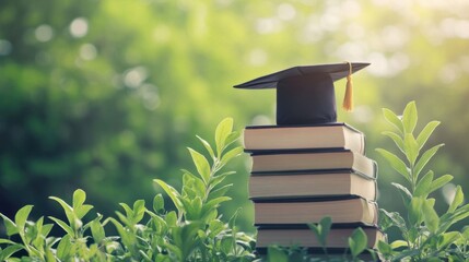 Educational Success and Career Achievement Concept Scene learning, growth, and professional accomplishments