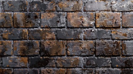 Background of cinder block wall with textured bricks