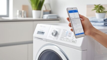 Smart Washing Machine: Offers app-based remote control, wash scheduling, cycle tracking, and maintenance alerts for an enhanced and user-friendly laundry experience.

