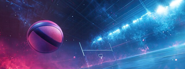 Volleyball background for banner 