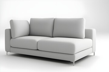 Fototapeta premium sofa isolated on white background