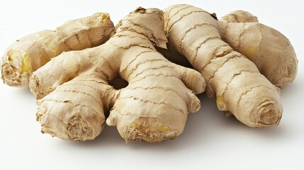 Ginger, a root spice, finds uses in cooking and traditional medicine. It also features in warm beverages.