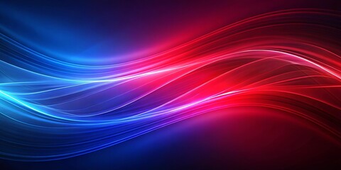 Dramatic wallpaper featuring crimson and cobalt blue with light waves