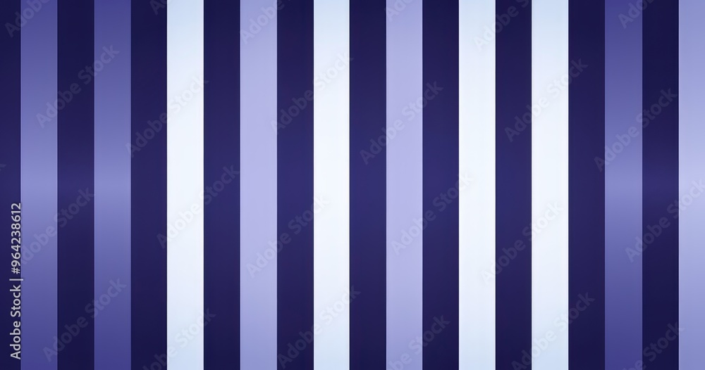 Poster a minimalist design featuring vertical stripes in varying shades of blue, creating a calming and mod