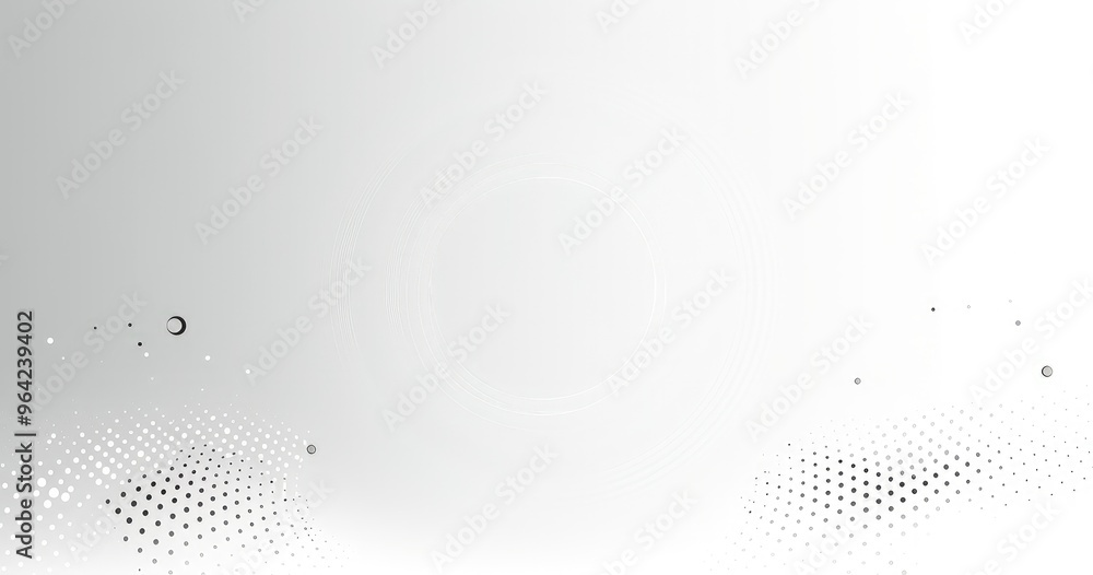 Poster a minimalist graphic design featuring a gradient background with dotted patterns, suitable for vario