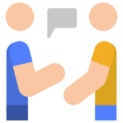 conversation flat icon