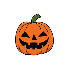 jack o lantern horror halloween pumpkin design concept idea