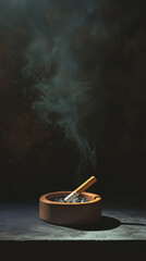 Lonesome Cigarette: A Moment of Stillness in a Quiet Room