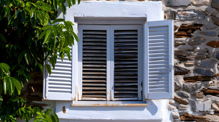 Fototapeta premium Naxos Windy Windows 