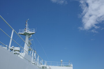 船の上、空の下、海の上